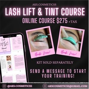 Lash Lift & Tint Manual!